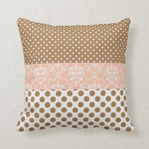 Brown und Rosa Kissen