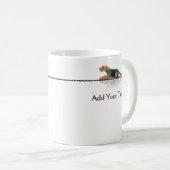 Brown und schwarze Waliser-Terrier-Tasse Kaffeetasse (VorderseiteRechts)