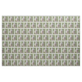 Brown und weißer englischer Setzer Stoff (Yard (91,4 cm))