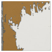 Brown und weißes Kuh-Druck-Gewebe Stoff (Nahaufnahme)