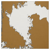 Brown und weißes Kuh-Druck-Gewebe Stoff (Muster)