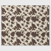 Brown und weißes Rindlederverpackungspapier Geschenkpapier (Flach)