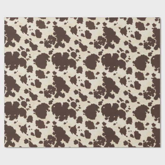 Brown und weißes Rindlederverpackungspapier Geschenkpapier (Flach)