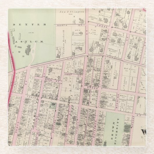 Brown University Glasuntersetzer (Vorderseite)