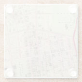 Brown University Glasuntersetzer (Rückseite)