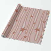 Brown US Flagge Beach Theme Geschenkpapier (Ungerollt)