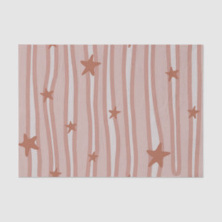 Brown US Flagge Beach Theme Seidenpapier