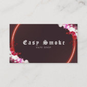 Brown Vape Shop Business Card Visitenkarte (Vorderseite)