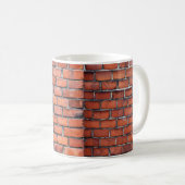 Brown wall brick kaffeetasse (VorderseiteRechts)