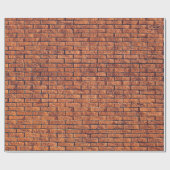 BROWN WALL CLADDING GESCHENKPAPIER (Flach)