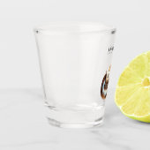 Brown Western Howdy Cowboy Hat Schnapsglas (Links)