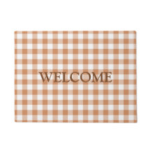 Brown White Buffalo Lumberjack Plaid Empfang