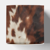 Brown White Cowhid Geschenkschachtel (Oben)