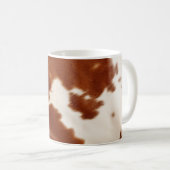 Brown White Cowhid Kaffeetasse (VorderseiteRechts)
