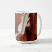 Brown White Cowhid Kaffeetasse (VorderseiteRechts)