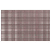 Brown White Gingham Pattern Stoff (Fat Quarter (45,7 x 55,9 cm))
