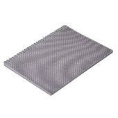 BROWN WHITE POLKA DOTS PUNKTE CIRCLES BAC NOTIZBLOCK (Linke Seite)