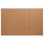 Brown White Polka Dots Textile Stoff (Yard (91,4 cm))