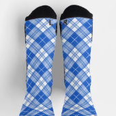 Brown White Tartan Muster yxm0uat9 Socken (Oben)