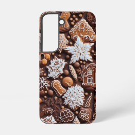 BROWN & WHITE URLAUB GINGERBREAD COOKIE ANGEBEN SAMSUNG GALAXY HÜLLE