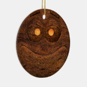 Brown Wood Keramik Ornament (Rechts)