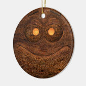 Brown Wood Keramik Ornament (Links)