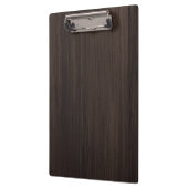 Brown Wood Klemmbrett (Links)