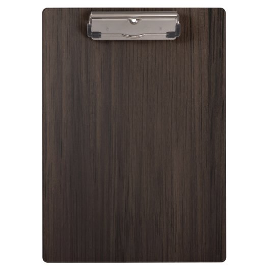Brown Wood Klemmbrett (Vorderseite)