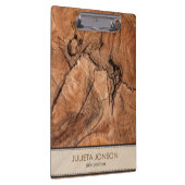 Brown Wood Look Klemmbrett (Rechts)