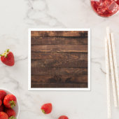Brown Wood Paper Napkins Serviette (Beispiel)