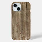 Brown Wood Pattern Handsome Zen Case-Mate iPhone Hülle (Rückseite)