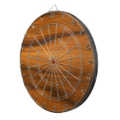 Brown Wood Texture Dartscheibe (Vorderseite rechts)