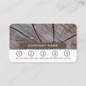 Brown Wood Treuekarte (Rückseite)