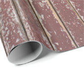 Brown Wood Wrapping Paper Geschenkpapier (Rolleneckpunkt)