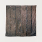 Brown wooden boards wandteppich (Vorderseite (Horizontal))