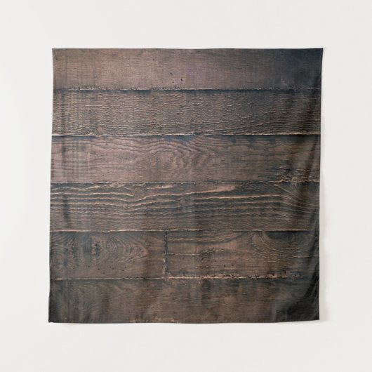 Brown wooden boards wandteppich (Vorderseite)