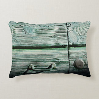 Brown wooden drawer dekokissen