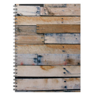Brown wooden wall notizblock