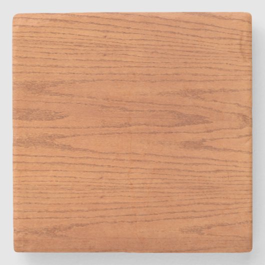 Brown Woodgrain Square Untersetzer (Vorderseite)