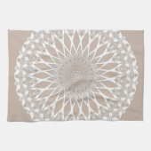 Brown Wool Tristyns Mandala Geschirrtuch (Horizontal)