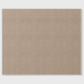 Brown Woven Muster Wrapping Paper Geschenkpapier (Flach)