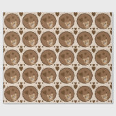 Brown Wrapping Paper Geschenkpapier (Flach)