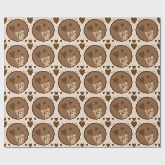 Brown Wrapping Paper Geschenkpapier (Flach)