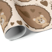 Brown Wrapping Paper Geschenkpapier (Rolleneckpunkt)