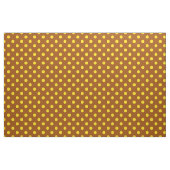 Brown Yellow Polka Dots Textil Stoff (Yard (91,4 cm))
