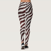 Brown Zebra Leggings (Rückseite)