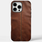 Brown Zippered Sleeve Case-Mate iPhone Hülle (Rückseite)