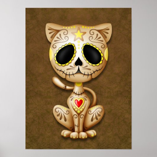 Brown Zombie Sugar Kitten Poster (Vorne)
