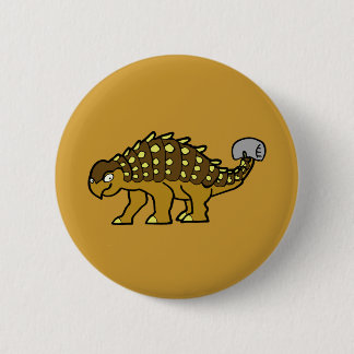 BrownAnkylosaurus Button
