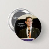 Brownback Bild-Knopf Button (Vorne & Hinten)